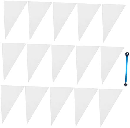 Mikikit 1 Satz Zeigende Tasche Wandetiketten Abteil Säcke Mit Beton Zementsack Sack Zement Tür Zementbeutel Beutel Für Fliesenmörtel Fliese Mörtelbeutel Mauersack Hdpe Weiß 50 Stück