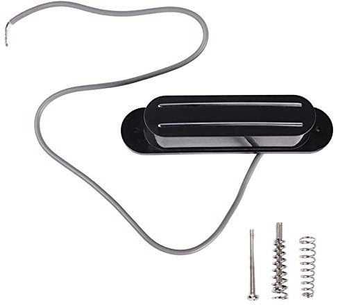 Fictory Pastilla de rieles calientes para guitarra, bajo ruido, mejora la calidad del sonido, accesorio negro, fácil de instalar, perfecto para TL, Gibson, Stratocaster, duradero y decorativo, ideal