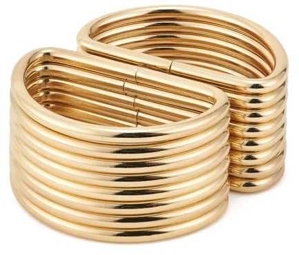 QIUTIMIY 50 Stück D-förmige Metallschnallen für Geldbörsen, Hardware, Nähzubehör, Basteln,Gold,38 mm