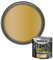 AOC24 Direct to Metal Paint - Gloss/Matt/Satin Finish - Garden Exterior Metal Surface Paint, No Primer Needed - Water-Based, Rust-Proof for Gates, Railings - Tough Durable, (Gold Satin, 250ml)