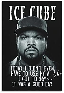 HSYIFF Leinwand Druck Poster Senza Cornice 60 * 80cm Ice Cube Poster Canvas Wall Art Room Decor Immagini per Camera da letto Wall Art Regali Decor