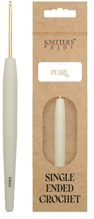 Knitter’s Pride Pearl Aluminium Häkelnadel – 2,00 mm
