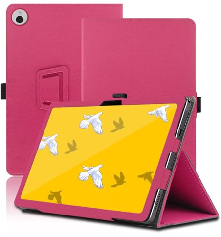 Hülle für Wacom MovinkPad 11 11.45 Zoll, Wacom MovinkPad 11 Tablet Schutzhülle, Klappständer Schutzhülle mit Stifthalter und Handschlaufe, Umfassender Schutz. (Rot)