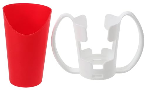 DONFAMDS Tasse À Découpe En U Porte-Gobelet Amovible Patients | Sans Incliner La Tête, Aide Les Mains Faibles, Passe Au Lave-Vaisselle, Soutien Déglutition