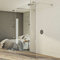 Idralite Parete Doccia 120 CM in Vetro Trasparente 8mm MOD. Walk in Free H198