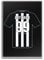 Personalised Gift - Newcastle Glass Fridge Magnet (Football Club Design Theme, Colour Options) - Any Name/Message on Your Unique Magpies Toon Geordies