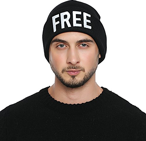 DonDon Mütze Herren Beanie Statement Wintermütze Free