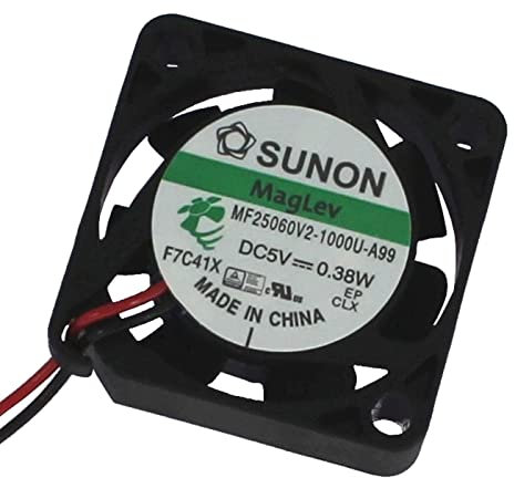 Ventilador 5 V CC 0,38 W 25 x 25 x 6 mm 3,7 m³/h 10000 U/min 3,7 m³/h Sunon MF25060V21000UA99