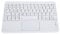 Mini tastiera Bluetooth Slim, Multimedia senza fili con touchpad per PC, tablet, Smart TV, smartphone e altro