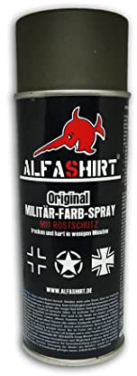 Militär Sprayfarben Farbspray Lack RAL Farben Bundeswehr Restaurieren, RAL Farben:RAL 7013 Braungrau matt