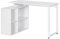 EUGAD 0077ZZ Schreibtische Computertisch PC-Tisch Bürotisch Arbeitstisch mit Ablagen Holz Weiß 116x75x80cm
