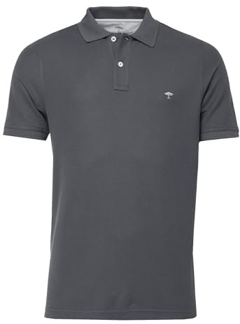 FYNCH-HATTON Klassisches Poloshirt aus Premium Cotton Asphalt/XXL