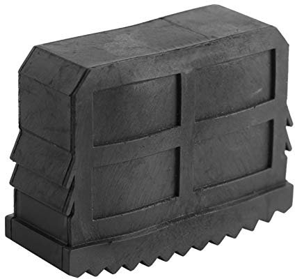 Pieds d'échelle en Caoutchouc Solide Pieds d'échelle de Maison Noirs Pied d’echelle tubesca pour Pieds d'échelle en Aluminium 57 x 21 mm Pieds echelle Caoutchouc Stehleitern