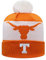Top of the World NCAA Team Color-Gametime Strickmütze mit Bündchen und Skully, Texas, Einheitsgröße, Orange/Abendrot im Zickzackmuster (Sunset Chevron), Einheitsgröße