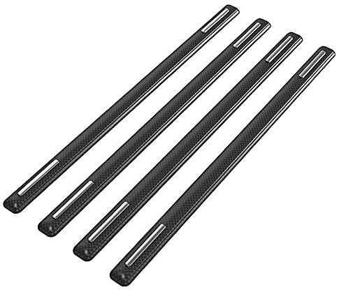 Protectores de Borde de Puerta de Coche, MoreChioce 4PCS Protectores de Protección del Borde de Puerta lateral del coche Tira de Goma Blanda de Protección Anti-colisión Anti-arañazos