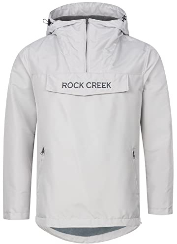 Rock Creek Übergangsjacke Herren Windbreaker H-295 | Leichte Outdoor-Bekleidung für Männer, praktische Wanderjacke für Alltag, Reisen, Freizeit und wechselhaftes Wetter