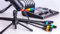 Zoom - XLR-6C - Pack 6 paires d'anneaux de couleur - pour identifier les câbles XLR