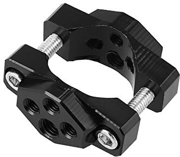 Motoforti 17 a 32mm Manillar Abrazadera para Motocicleta Sportbike Negro