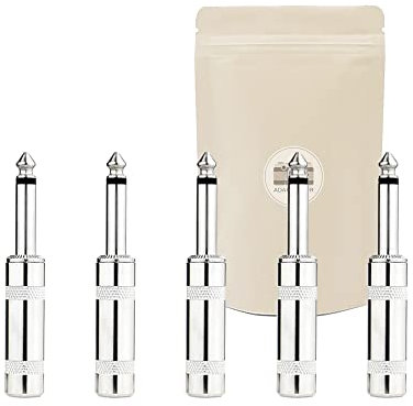 5X Prise Gros Jack 6,35 mm Male a souder Mono Hi FI Micro
