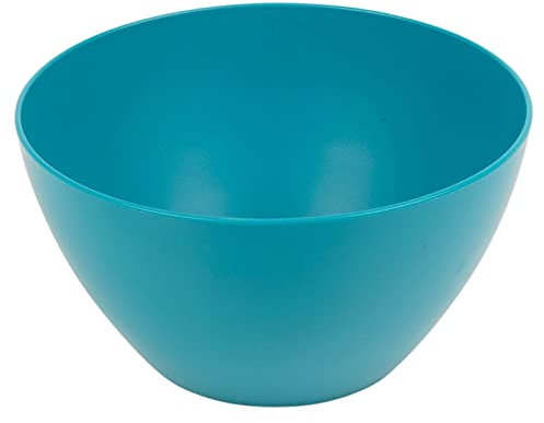URBN-CHEF 6pc Unbreakable Reusable Coloured Plastic Deep Soup Cereal Bowls Party Tableware (Green)