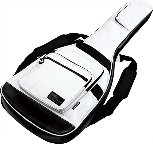 Ibanez Tasche für E-Gitarren mit sportlichem Design und Farbgebung, PVC-Material, weiß, sportlicher Stil aus PVC