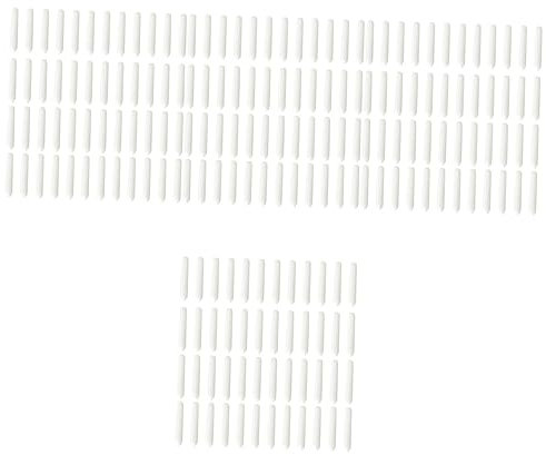 Mobestech 800pcs Dishwasher Rack Repair Kit Dishwasher Rack Tip Covers Easy to Install Prevents and Scratches Compatible Models White Protective Caps
