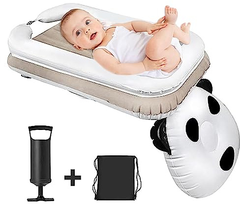 Aufblasbares Flugzeug-Autobett FüR Kleinkinder, Baby-Reise-Flugzeugbett Mit Handpumpe, Fliegen-Reise-Kinderbett, Autositz FüR Bequemes Kleinkind-Reisen, Sicher Zu Verwenden Kinderschlafbett(Luftbett +