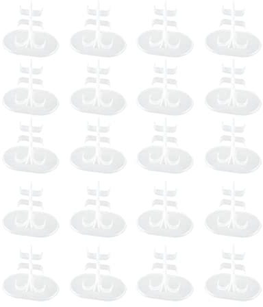 DRESSOOS DIY 20st Puppenständer Actionfiguren-präsentationsständer 4-Zoll-Puppen Puppenhalter Stehen Puppe Stehen Klar Puppenkleiderform Miniaturpuppe Steht Plastik Kind Reparatur Vitrine