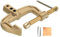 sourcing map 800A Brass G-Shape Ground Welding Earth Clamp C-Clamp T-Handle Maximum Clamping Range 60mm Rod Holder for Welding Machine