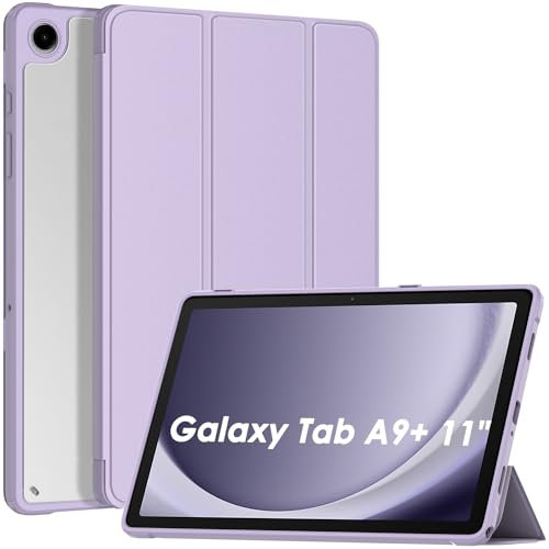 Patamiyar Samsung Galaxy Tab A9+ Plus Hülle 11 Zoll 2023(SM -X210/X216/X218),Galaxy Tab A9 Plus Hülle 11 Schlanker Leichter Ständer Schutzhülle mit Auto Schlaf/Wach Für Samsung Tablet A9 Plus -Lila