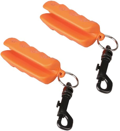 KRATARC Archery Arrow Puller Target Remover Gripper with Belt Clip (Orange-2pcs)