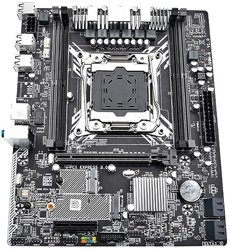 iFutniew X99M-G Carte mère prend en charge le processeur LGA 2011-3V3V4 128 Go DDR4 ECC RAM NVME M.2 M.2WIFI PCI-E 4X SATA 3.0 Plastique 1 pièce