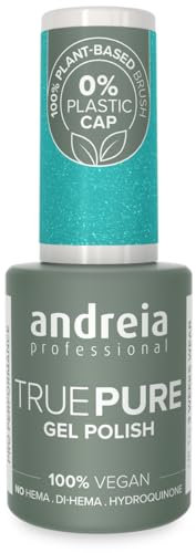 Andreia Professional Hema Free Gel Polish - TRUE PURE 21 Free and 100% Vegan for Sensitive Nails - Semi-Permanent UV LED Soak Off Gel Nail Varnish - 10.5ml (White, LED)