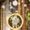 23GUANYI Luces Ventana Navidad con 36 LEDs, Blanco Cálido Santa Claus Luces LED Navidad 3D Colgante Luces Navidad con Pilas para Interior al Aire Libre Luces de la Ventana Decoracion Navidad