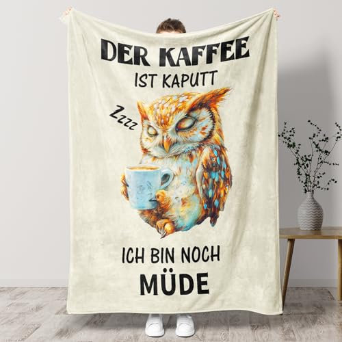 KAAYEE Geschenke für Frauen, Weiche Decke Lustige Frauen Geschenk zum Weihnachten Geburtstag Valentinstag, Geburtstagsgeschenk für Frau Freundin Schwester Kollegen Erzieherin 01