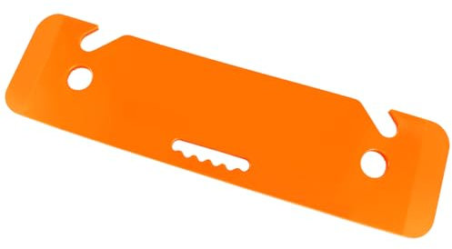LOSCHEN Transferbrett, Schiebehilfe für den Transfer vom Rollstuhl zum Bett, zur Toilette, zur Badewanne, zum Auto (Orange)