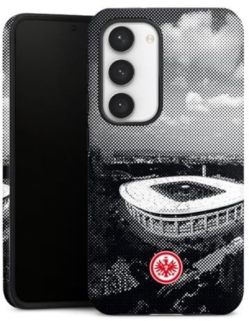 Panzer Handyhülle kompatibel mit Samsung Galaxy S23 robuste Outdoor Hülle Schutzhülle matt Eintracht Frankfurt SGE Stadion