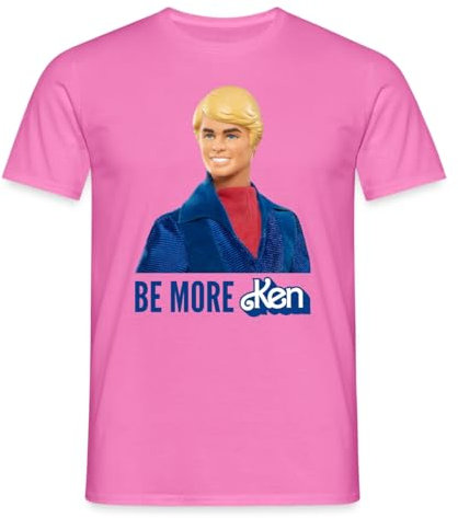 Spreadshirt Barbie Design avec Ken Be More Ken T Shirt Homme, 3XL, Rose