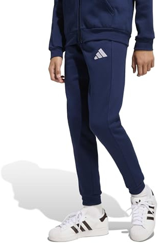 adidas Unisex niños Entrada26 Sweat Kids Pants, Team Navy Blue 2/White, 15-16 Years