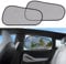 ZATOOTO Tesla Model Y Window Shades for Rear Window - Car Window Covers Transparent Static Cling Film | Blocks 90% UV & Heat | No Adhesive, Easy Install | Enhanced Visibility, Interior Protection