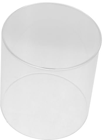 ULTECHNOVO Öllampenschirm aus Borosilikatglas Hochtemperaturbeständig Transparenter Lampenschirm für Petroleumleuchten Zubehör für Camping und Stimmungsvolle