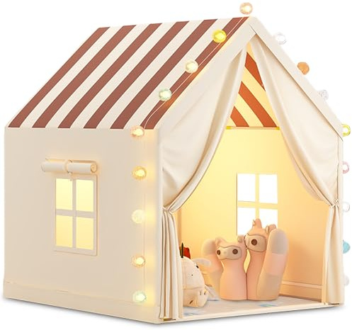 OUUTMEE Tienda de juegos 2 en 1 con estera para niños, tienda de campaña para interiores, tienda de juegos para interiores, habitación infantil, para la decoración interior de habitaciones infantiles