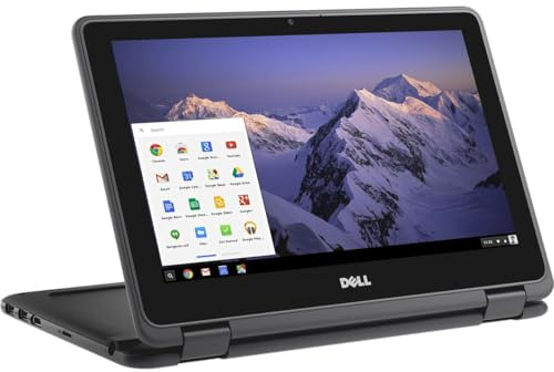 Dell Chromebook 2 en 1 11 3100 Ordinateur portable à écran tactile PC Intel Celeron N4020, 4 Go de RAM, 32 Go eMMC, clavier Janpaness, Type-C, Chrome OS (renouvelé)