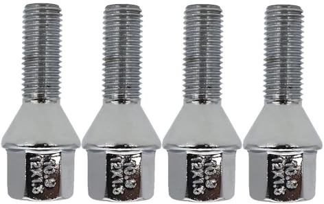 DCXXAN Radbolzen für BMW 3er (E46, E90, E91, E92, E93, Baujahre 2005–2012) – Leichtmetallfelgen – Radbolzen – Radmuttern – M12x1,5x26