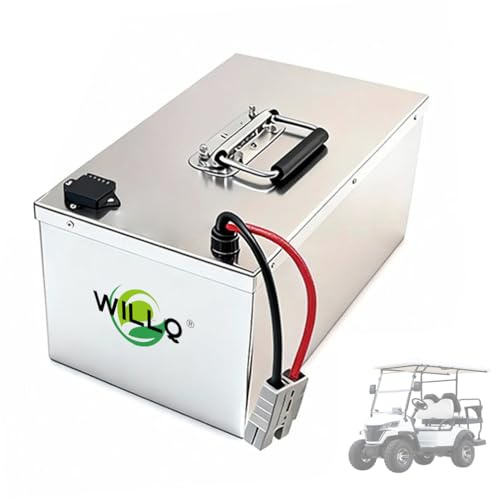 WILLQ 24 Volts LiFePO4 Battery 24V 30Ah Lithium Battery Rechargeable for Electric Golf Cart Motor Kit within 750Wh