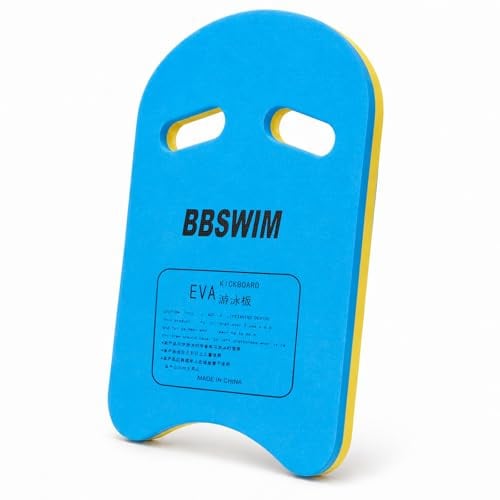 Tabla de Natación EVA para Adultos y Adolescentes, Kickboard Flotante Ligera para Entrenamiento, Aquafitness y Ejercicios de Piernas en Piscina (Azul)
