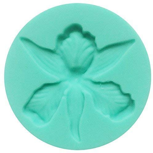 musykrafties Sugarcraft Orchideen Blume Spitze Silikonform für Zucker Kleister, Fondant, Butter, Harz, Polymer Tonboden,Paste, Wachs, Basteln Projekt, Kuchen Decortation, Cupcake Deckel
