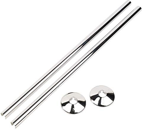 Talon Snappit for Towel Rail Radiators Pipe Covers and Collars (Chrome 500mm)