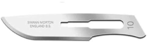 Swann Morton Carbon Steel Surgical Blade (No. 10 (Box of 100))