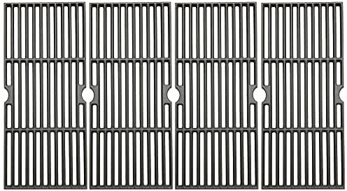 Votenli C6876D (4er-Pack) 16 7/8 Zoll Gusseisen Gasgrill Gitter für Charbroil 463230510, 463230511, 463230512, 463230513, 463230514, 4633 23071 0, 463234511, 463234512, 463234513, 463235513, 463235714